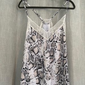 Camisole-snake print